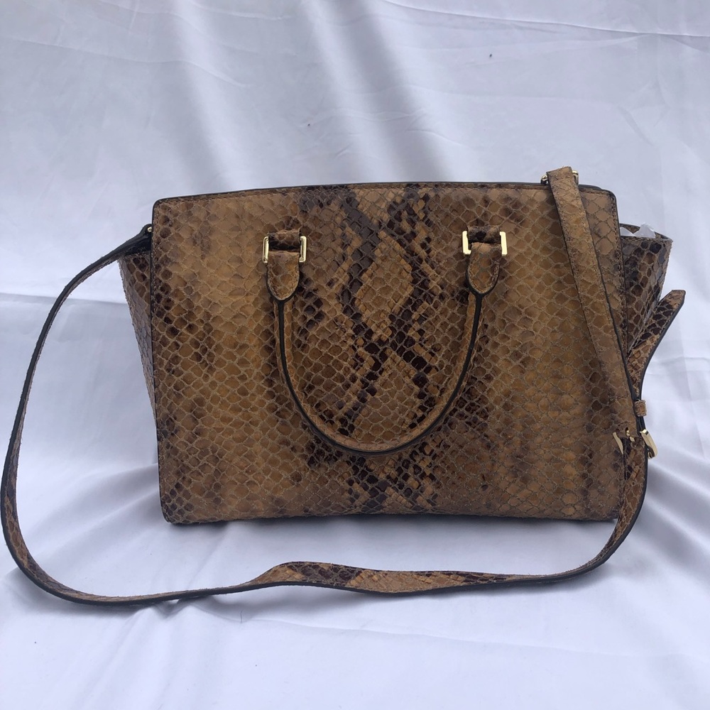 Michael Michael Kors Python Selma Tote - image 4
